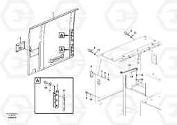 87367 Door, side EC210B PRIME S/N 70001-/80001- 35001-, Volvo Construction Equipment