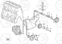 60464 Valve mechanism MC80B S/N 71000 -, Volvo Construction Equipment