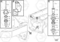 1310 Articulation hinge assembly G900 MODELS S/N 39300 -, Volvo Construction Equipment