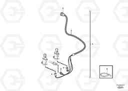 54849 Cable harness, windshield washer L45F, Volvo Construction Equipment