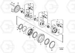 83669 Travel gearbox ECR305C, Volvo Construction Equipment