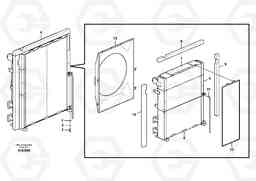 44797 Radiator ECR305C, Volvo Construction Equipment