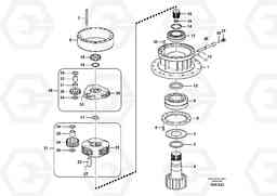 90688 Swing gearbox EC290B PRIME S/N 17001-/85001- 35001-, Volvo Construction Equipment
