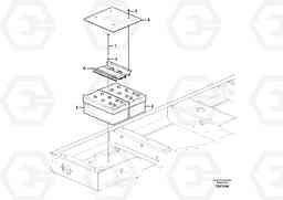 95583 Battery with assembling details EC360B SER NO INT 12152- EU&NA 80001-, Volvo Construction Equipment