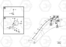 87761 Working lamp on boom EC240B PRIME S/N 15001-/35001-, Volvo Construction Equipment