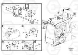 87543 Work lights, extra EC240B PRIME S/N 15001-/35001-, Volvo Construction Equipment