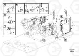 94414 Cable and wire harness, instrument panel EC460B PRIME S/N 15001-/85001-, Volvo Construction Equipment