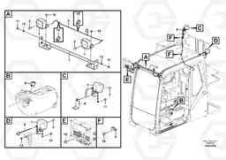 89598 Work lights, extra EC210B PRIME S/N 70001-/80001- 35001-, Volvo Construction Equipment