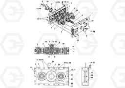 44952 Pump Drive Transmission PF3172/PF3200 S/N 197507-, Volvo Construction Equipment