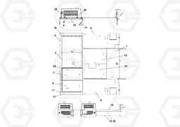 41042 Operator's Platform, Deck Plates & Engine Housing PF3172/PF3200 S/N 197507-, Volvo Construction Equipment