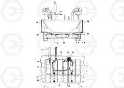 43408 Hopper and Flowgate Components PF3172/PF3200 S/N 197507-, Volvo Construction Equipment