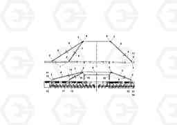 18763 Auger Extension Brace Kit PF3172/PF3200 S/N 197507-, Volvo Construction Equipment