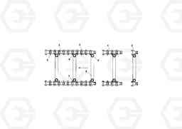 45377 Conveyor Roller Chain Assembly PF3172/PF3200 S/N 197507-, Volvo Construction Equipment