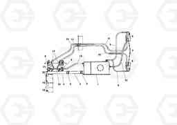 42774 Auger/conveyor Drive Hydraulic System PF3172/PF3200 S/N 197507-, Volvo Construction Equipment