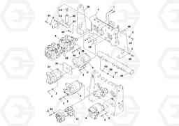 42732 Pump Drive Box PF3172/PF3200 S/N 197507-, Volvo Construction Equipment