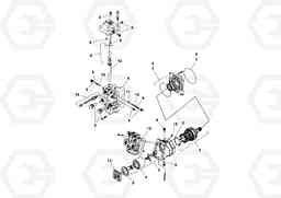 65563 Traction Drive Motor PF3172/PF3200 S/N 197507-, Volvo Construction Equipment