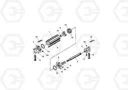 68451 Cylinders PF3172/PF3200 S/N 197507-, Volvo Construction Equipment