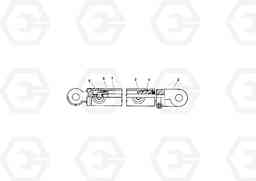 43393 Flowgate Cylinder PF3172/PF3200 S/N 197507-, Volvo Construction Equipment