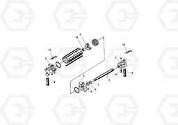 30620 Power Flight Auger Cylinder PF3172/PF3200 S/N 197507-, Volvo Construction Equipment