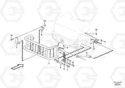 16954 Protective brace L30B TYPE 182, 183, 185 SER NO 3000 -, Volvo Construction Equipment