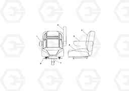 95527 Seat Assembly PF4410 S/N 197449-, Volvo Construction Equipment