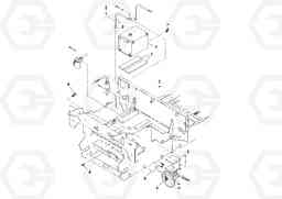 92845 Fuel Tank/Wash-down Arrangement PF4410 S/N 197449-, Volvo Construction Equipment