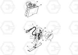 98118 Sensor Mounting Group For Automatic Level Control PF4410 S/N 197449-, Volvo Construction Equipment