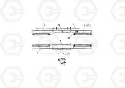 93902 Oscillating Push Roller Assembly PF4410 S/N 197449-, Volvo Construction Equipment