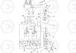 96340 Hydraulic diagram PF4410 S/N 197449-, Volvo Construction Equipment