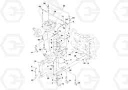 100846 Pump Drive Box With Optional Generator Pump PF4410 S/N 197449-, Volvo Construction Equipment