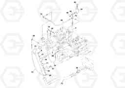 72121 Pump Drive Box - With Optional Generator Pump PF4410 S/N 197449-, Volvo Construction Equipment