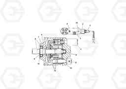 97208 Auger/conveyor Drive Pump Assembly PF4410 S/N 197449-, Volvo Construction Equipment