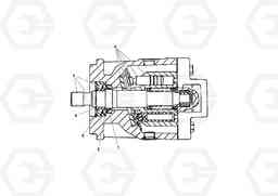 94107 Auger/conveyor Drive Motor PF4410 S/N 197449-, Volvo Construction Equipment