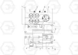 95533 Control Panel Wiring PF4410 S/N 197449-, Volvo Construction Equipment