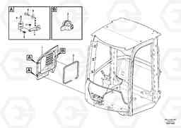 46854 Filter cover L45F, Volvo Construction Equipment