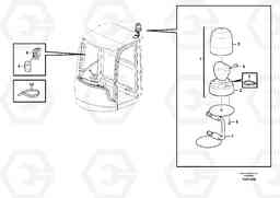 105258 Rotating beacon L50F, Volvo Construction Equipment