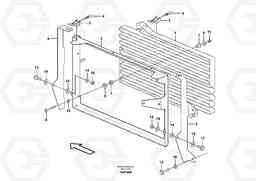 60964 Condenser device air conditioning L45F, Volvo Construction Equipment