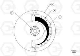 62258 Hand Wheel Assembly DD80 S/N 0820107116 -, Volvo Construction Equipment