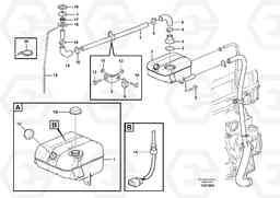 72446 Expansion tank with fitting parts L350F, Volvo Construction Equipment