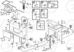 85610 Hydraulic oil tank BL60 S/N 11315 -, Volvo Construction Equipment