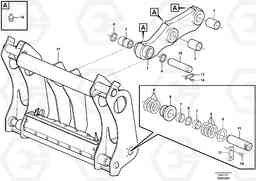 60329 Assemble attachment bracket. L45F, Volvo Construction Equipment