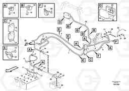 49203 Battery cable and main switch L350F, Volvo Construction Equipment