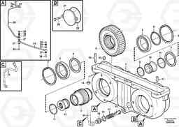 100992 Pump drive power take-off A30D S/N 12001 - S/N 73000 - BRA, Volvo Construction Equipment