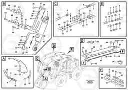 88567 Working hydraulics, lift arm L180F HL HIGH-LIFT, Volvo Construction Equipment