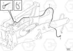 37031 Cable harness, Loader Quick Attach L45F, Volvo Construction Equipment