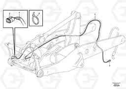 49968 Cable harness, Loader Quick Attach L50F, Volvo Construction Equipment