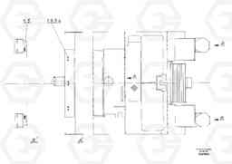 55725 Side Tarpaulin Fastening ABG325 S/N 20941 -, Volvo Construction Equipment