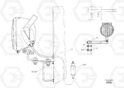 52729 Mounting Kit Work Lights ABG325 S/N 20941 -, Volvo Construction Equipment