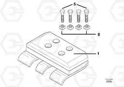 52890 Track Pads Kit 300 ABG325 S/N 20941 -, Volvo Construction Equipment