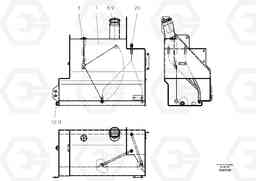 52717 Fuel Tank, Pre-assembled ABG325 S/N 20941 -, Volvo Construction Equipment